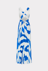 Milly Orina Print Pleated Dress