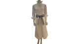 Sistership white and navy detailed dress