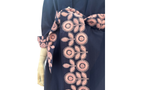 Sistership navy and pink detailed dress