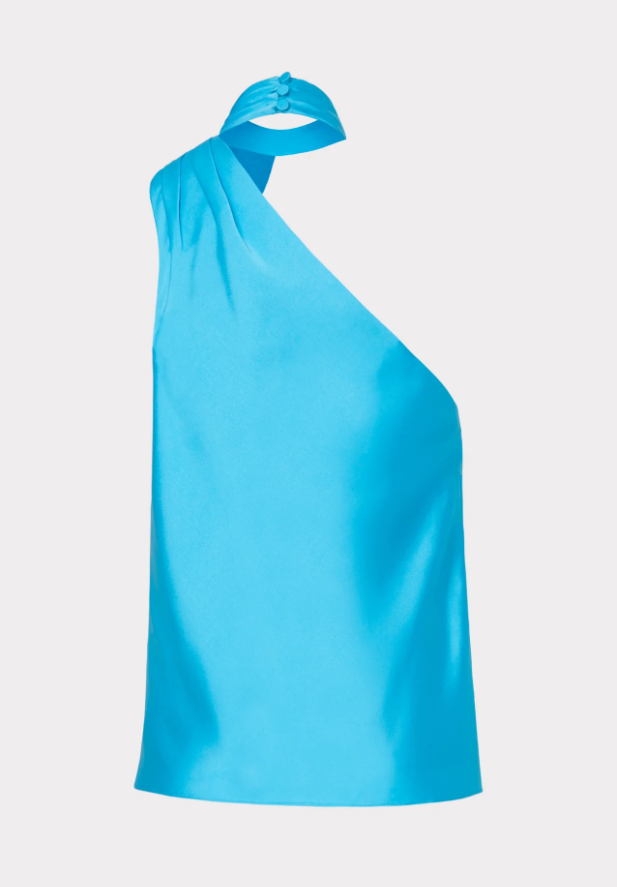 MILLY Jen Satin Top