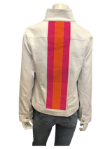 Denim Jacket with Embroidered Stripe DEN100STRP