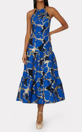 Milly Hayden Butterfly Jacquard Dress