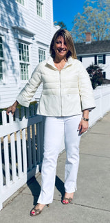 Audrey Jacket with Leather