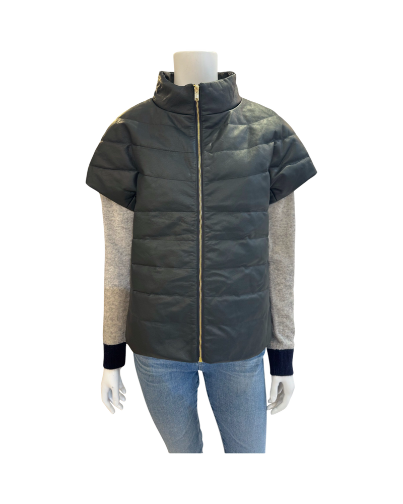 Palm Beach Puffer in Leather