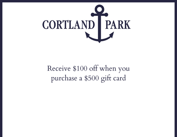$500 gift card, receive $100 off