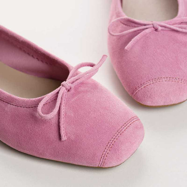 Reqins Harmony Square Toe Ballerinas