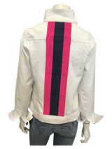 Denim Jacket with Embroidered Stripe DEN100STRP