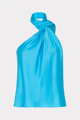 MILLY Jen Satin Top