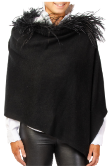 OSTRICH FEATHER WRAP